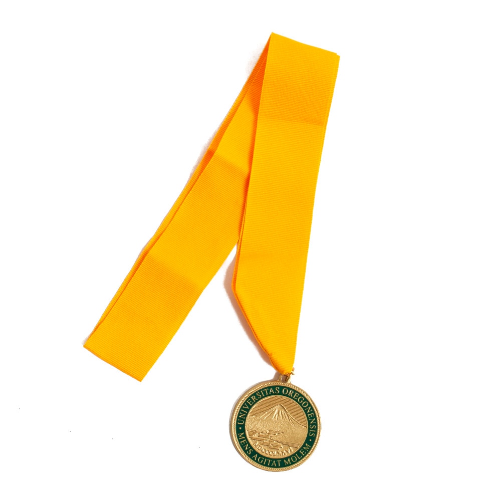 Oregon Seal, Honor Medallion, Metal, Grad, Latin Honors, Medallion, 116869, Gold